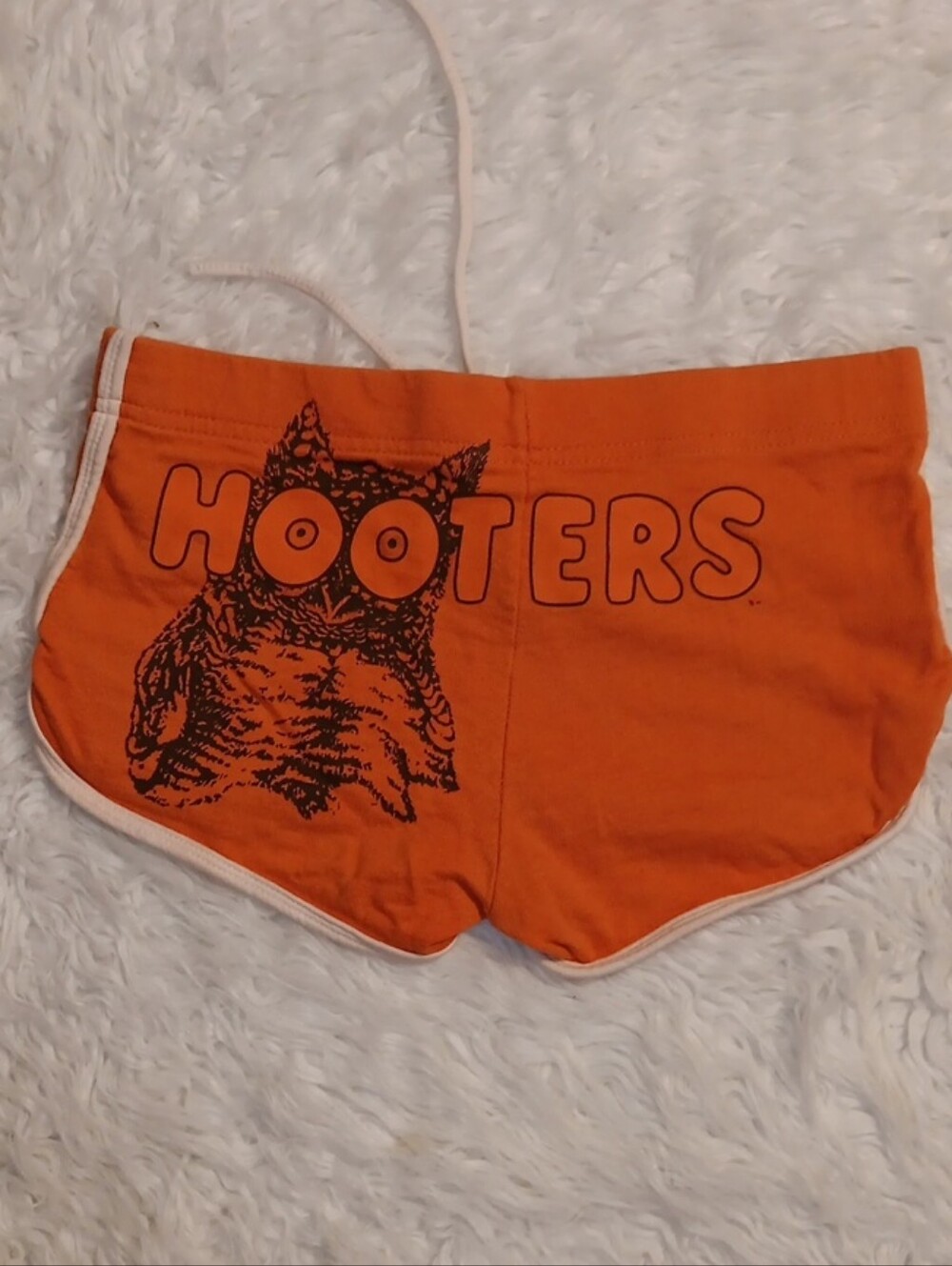 Hooters Bright Orange Logo Shorts